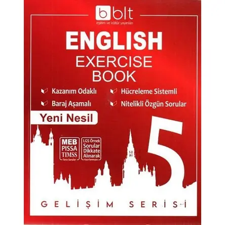 5. Sınıf İngilizce Gelişim Exercıse Book Bulut Eğtim Yayınları