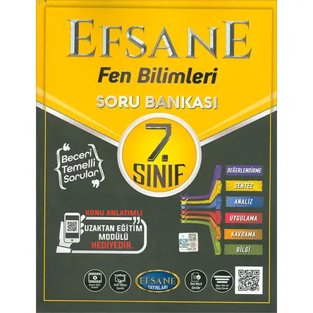 Efsane 2021 7. Sınıf Fen Bilimleri Soru Bankası