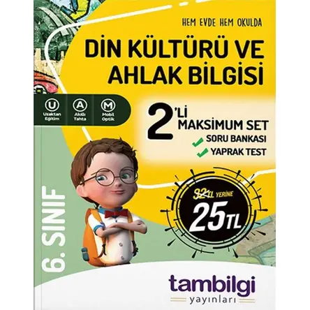 Tambilgi 6. Sınıf Din Kültürü ve Ahlak Bilgisi 2’li Doping Set