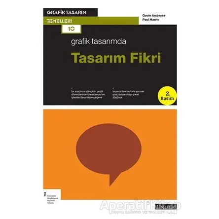 Grafik Tasarımda Tasarım Fikri - Gavin Ambrose - Literatür Yayıncılık