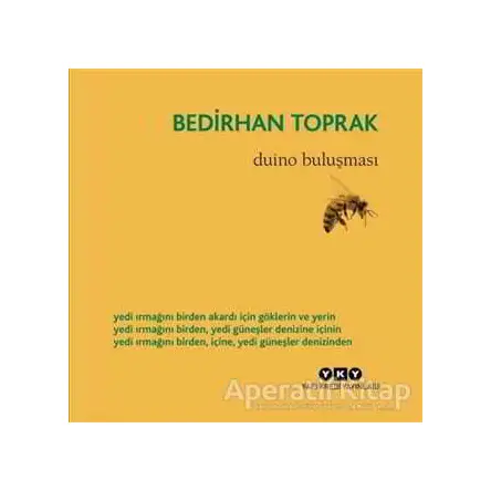 Duino Buluşması - Bedirhan Toprak - Yapı Kredi Yayınları