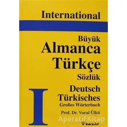 International Büyük Almanca - Türkçe Sözlük Deutsch Türkisch Grobes Wörterbuch