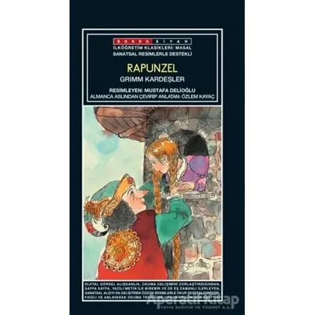 Sanatsal Resimli Rapunzel - Grimm Kardeşler - Grimm Kardeşler - Bordo Siyah Yayınları