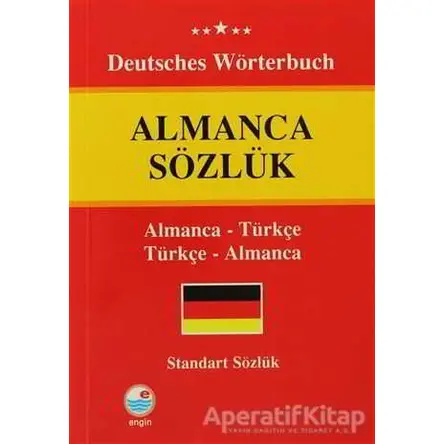 Almanca Sözlük (Standart Sözlük) - Kolektif - Engin Yayınevi