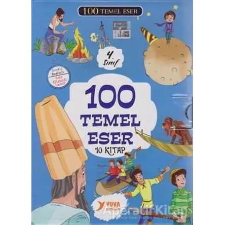 100 Temel Eser 4. Sınıf (10 Kitap Takım) Yuva Yayınları