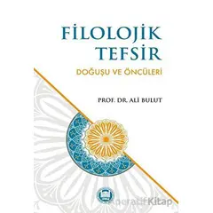 Filolojik Tefsir - Ali Bulut - Marmara Üniversitesi İlahiyat Fakültesi Vakfı