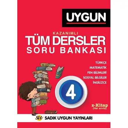 Sadık Uygun 4. Sınıf Tüm Dersler Kazanımlı Soru Bankası