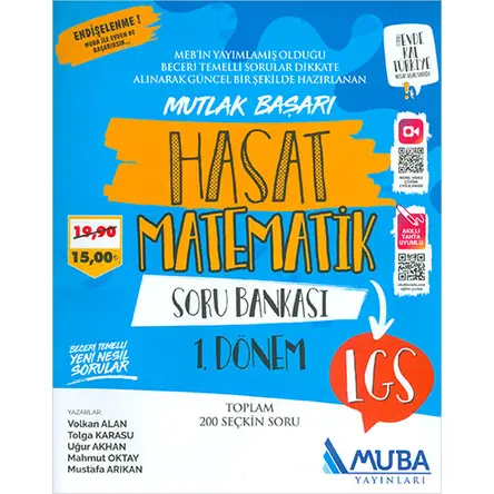 LGS 1.Dönem Matematik Soru Bankası Muba Yayınları