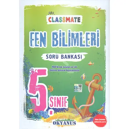 5.Sınıf Classmate Fen Bilimleri Soru Bankası Okyanus Yayınları