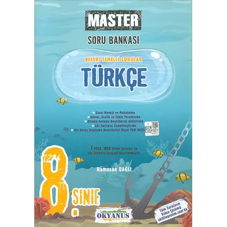 8.Sınıf Master Türkçe Soru Bankası Okyanus Yayınları