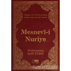 Mesnevi-i Nuriye Ciltli - Bediüzzaman Said-i Nursi - Söz Basım Yayın