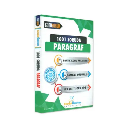 1001 Soruda Paragraf Çözümlü Soru Bankası Cevdet Özsever (Kampanyalı)