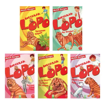 Bolyanak Lopo Serisi Set 5 Kitap - Melek Güngör - Altın Kitaplar