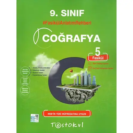 9.Sınıf Coğrafya Ders Anlatım Rehberi Test Okul Yayınları