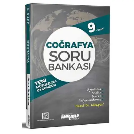 9.Sınıf Coğrafya Soru Bankası Ankara Yayıncılık