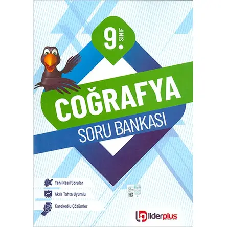 9.Sınıf Coğrafya Soru Bankası Lider Plus Yayınları