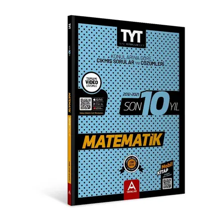 A Yayınları TYT Matematik Son 10 Yıl Çıkmış Sorular 2012-2021