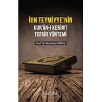 İbn Teymiyyenin Kuran-ı Kerimi Tefsir Yöntemi - Muammer Erbaş - Kitabi Yayınevi