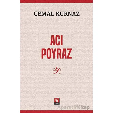 Acı Poyraz - Cemal Kurnaz - Türk Edebiyatı Vakfı Yayınları