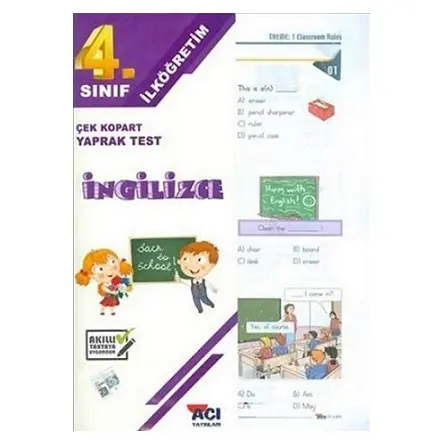 Açı Yayınları 4. Sınıf İngilizce Yaprak Test