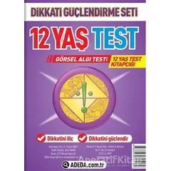 Dikkati Güçlendirme Seti 12 Yaş Test - Osman Abalı - Adeda Yayınları
