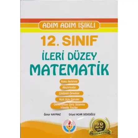 Adım Adım Işıklı 12. Sınıf İleri Düzey Matematik Konu Anlatımlı Set