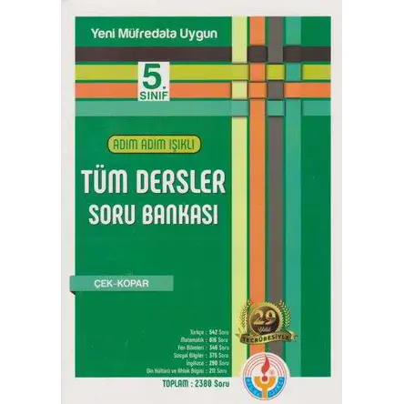 Adım Adım Işıklı 5.Sınıf Tüm Dersler Soru Bankası