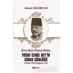 Birinci Meclis Kütahya Mebusu Yusuf Cemil Bey’in Simav Günlüğü - Ahmet Demircan - Berikan Yayınevi