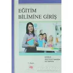 Eğitim Bilimine Giriş - Pınar Yengin Sarpkaya - Anı Yayıncılık