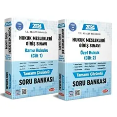 Data Hukuk Meslekleri Giriş Sınavına Hazırlık Tamamı Çözümlü Soru Bankası 1-2