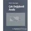 Çok Değişkenli Analiz - Ziya Argün - Palme Yayıncılık