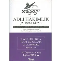 İmtiyaz - Adli Hakimlik Çalışma Kitabı - Bahadır Erkol - Temsil Kitap