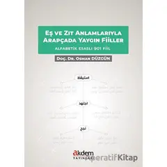 Eş ve Zıt Anlamlarıyla Arapçada Yaygın Fiiller - Osman Düzgün - Akdem Yayınları