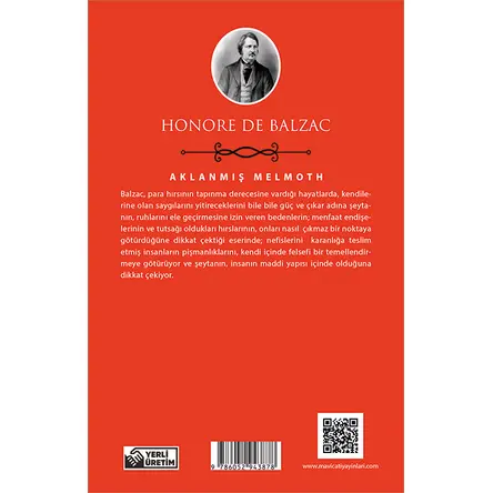 Aklanmış Melmoth - Honore De Balzac - Maviçatı (Dünya Klasikleri)