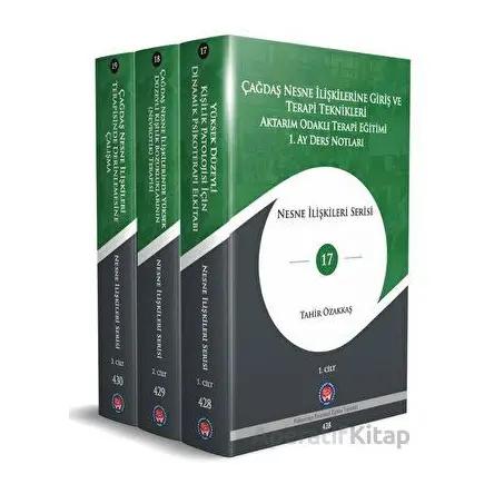 Aktarım Odaklı Terapi Eğitimi Ders Notları (3 Kitap) - Tahir Özakkaş - Psikoterapi Enstitüsü