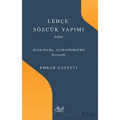 Lehçe Sözcük Yapımı - Emrah Gaznevi - Aktif Yayınevi