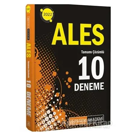 ALES Tamamı Çözümlü 10 Deneme - Kolektif - Pegem Akademi Yayıncılık