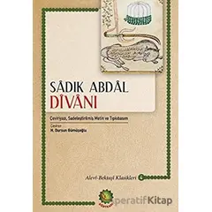 Sadık Abdal Divanı - Kolektif - Dörtkapı Yayınevi