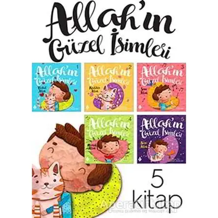 Allahın Güzel İsimleri Seti (5 Kitap) - Özkan Öze - Uğurböceği Yayınları