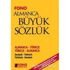 Almanca / Türkçe - Türkçe / Almanca Büyük Sözlük - Kolektif - Fono Yayınları