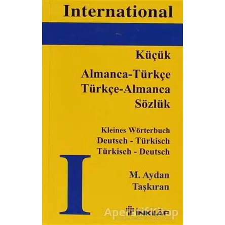 Almanca - Türkçe Türkçe Almanca (Küçük) - M. Aydan Taşkıran - İnkılap Kitabevi