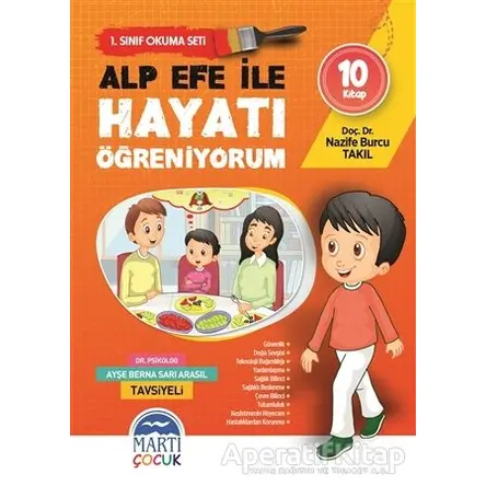 Alp Efe ile Hayatı Öğreniyorum - 1. Sınıf Okuma Seti (10 Kitap Takım)