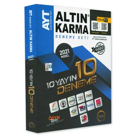 Altın Karma 2021 AYT 10 Farklı Yayın 10 Farklı Deneme