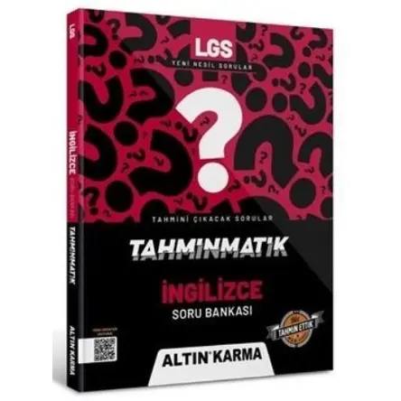 Altın Karma 8. Sınıf LGS İngilizce Tahminmatik Soru Bankası