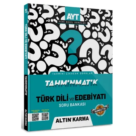 Altın Karma AYT Türk Dili ve Edebiyatı Tahminmatik Soru Bankası