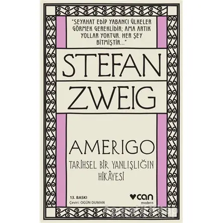 Amerigo - Stefan Zweig - Can Yayınları