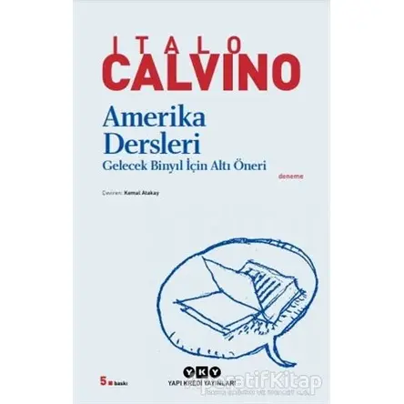 Amerika Dersleri - Italo Calvino - Yapı Kredi Yayınları