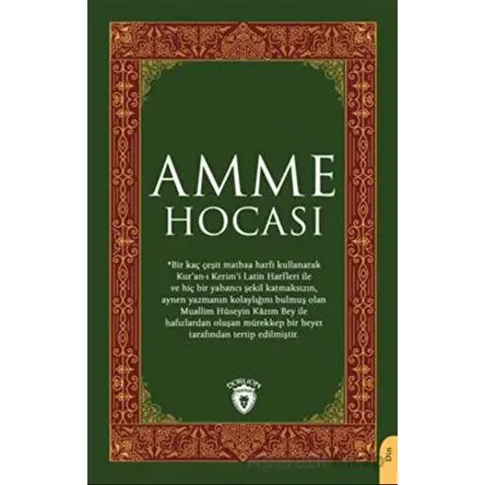 Amme Hocası - Muallim Hüseyin Kazım - Dorlion Yayınları