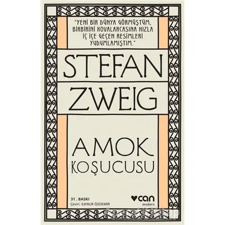 Amok Koşucusu - Stefan Zweig - Can Yayınları