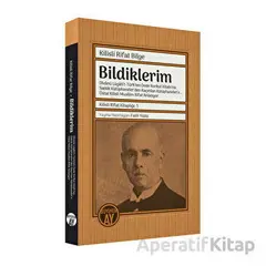 Bildiklerim - Kilisli Rifat Bilge - Büyüyen Ay Yayınları